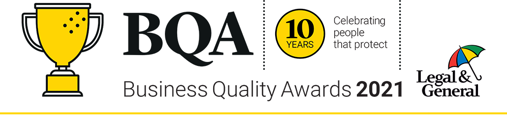 Legal & General Business Quality Awards 2021 - Commended - Special Recognition
